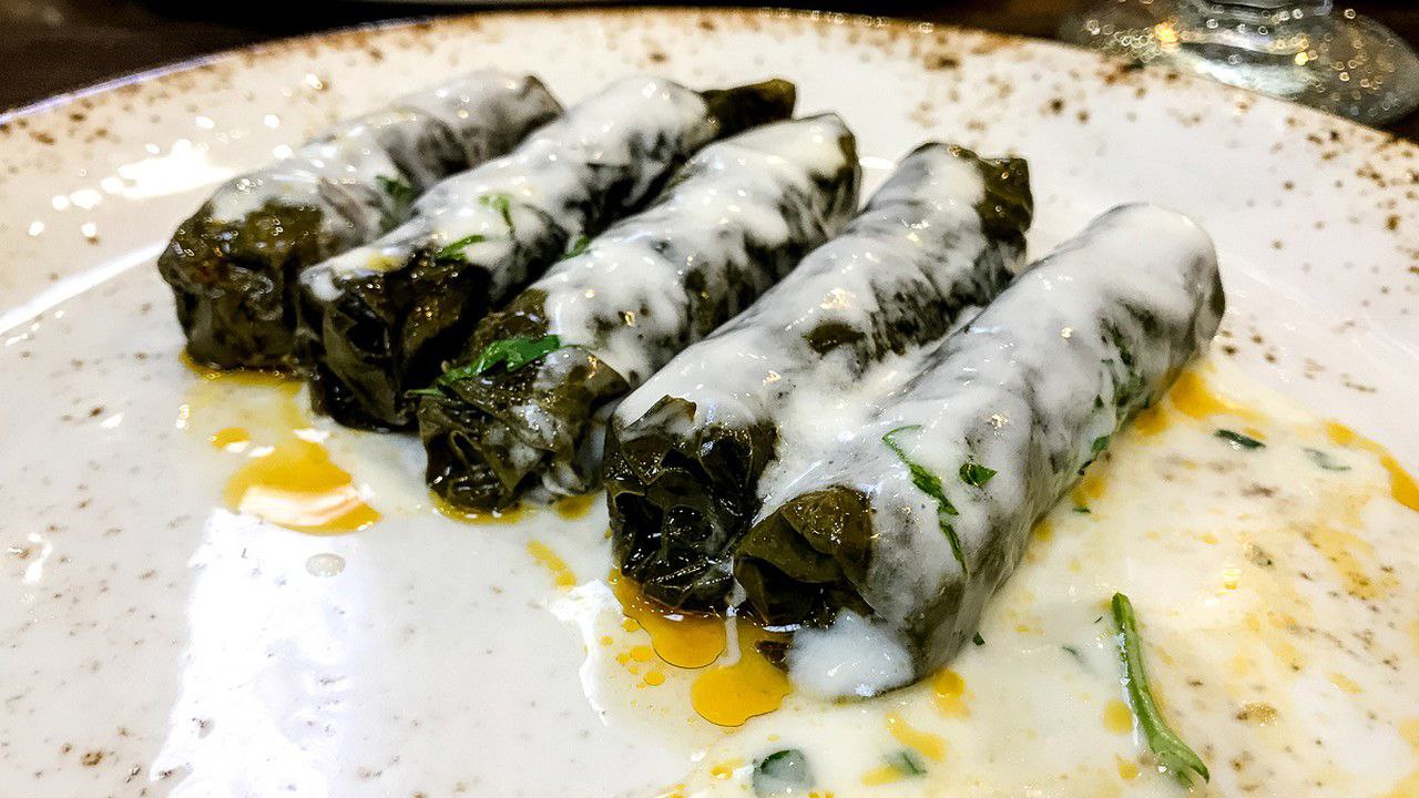 Armenian Dolma with Grape Leaves